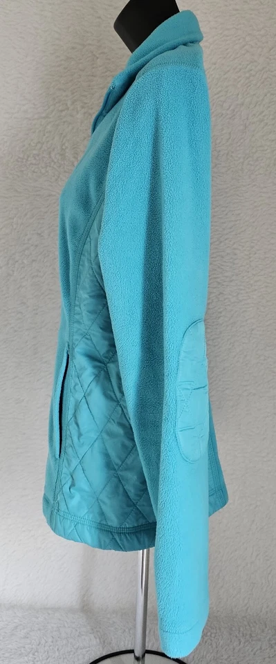 Talbots Womens Jacket Coat Size SP S Petite Green Fleece - Image 4 of 4