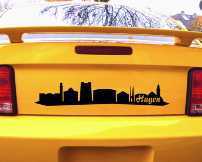 Aufkleber Hagen Skyline Autoaufkleber 25 Farben 9 Größen Autosticker Sticker 