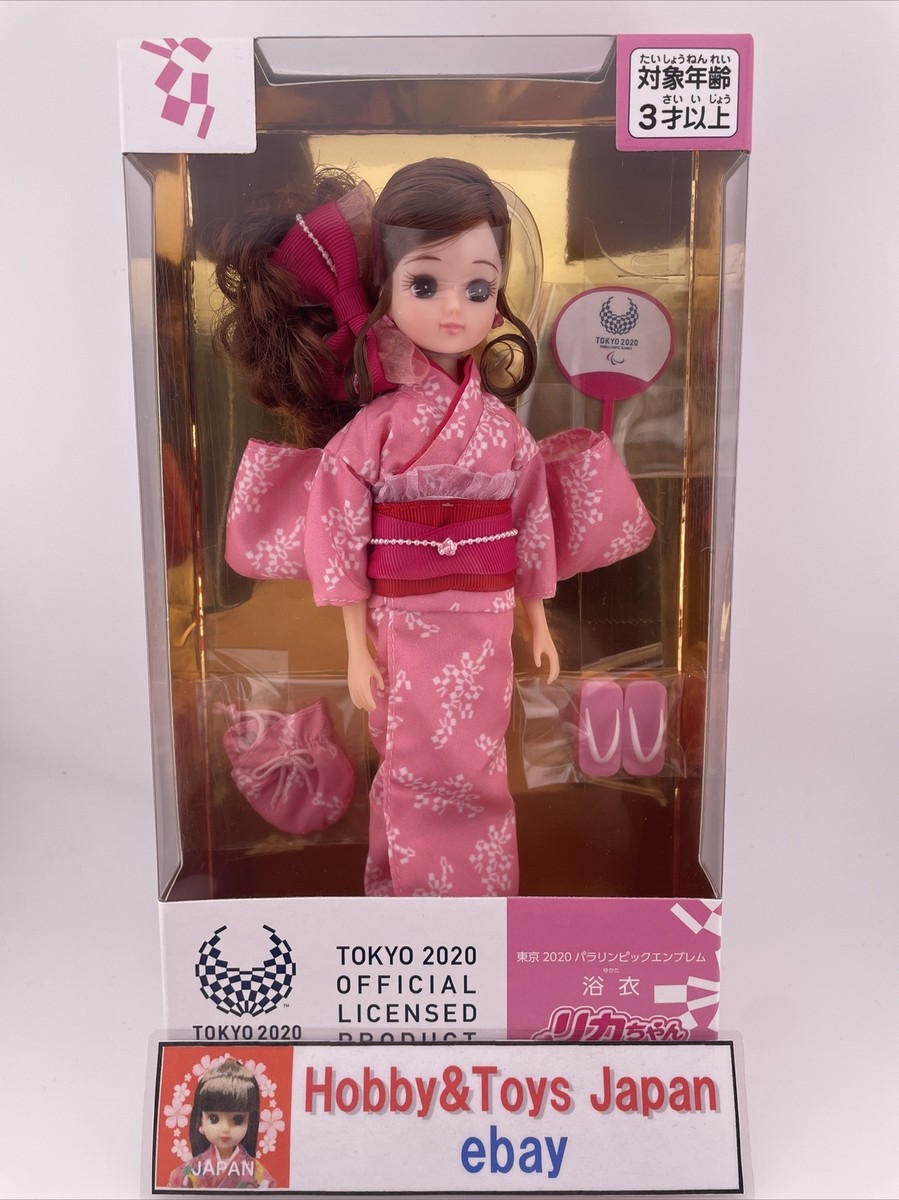 Licca-Chan Yukata Tokyo 2020 Paralympics Emblem Licca Doll KImono