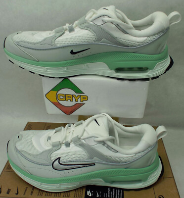 New Womens 12 Nike Air Max Bliss Mint White Silver Shoes DH5128 - Main Image