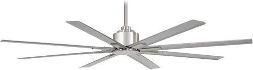 Xtreme H2O 65" Outdoor Ceiling Fan with DC Motor - Silver Brushed Nickel Finish - Picture 1 of 9