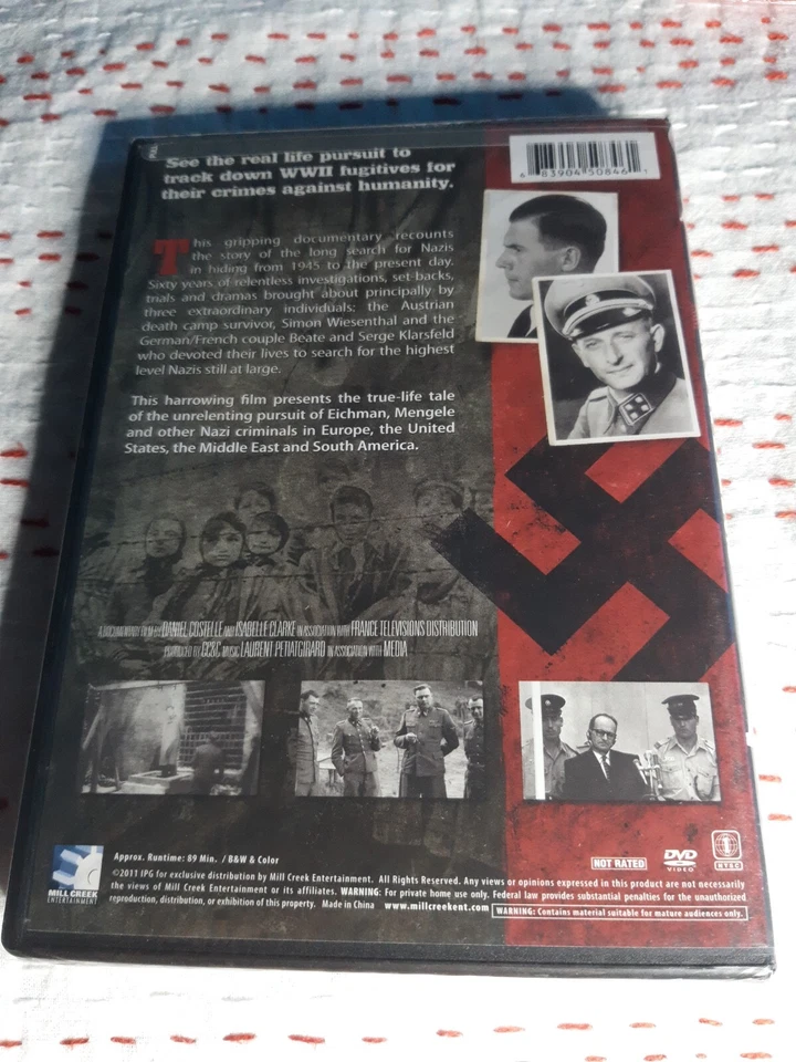 NAZI HUNTERS. THE REAL STORY. 2011.Dvd.Brand New,Sealed.Region 1 - Image 2 of 3