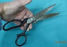 Vintage CLAUSS Shears # 3310 Heavy Duty 10" Bent Trimmers Molybdenum Steel SHARP