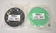 Lot Of 2 Tcp Global 6.7 Greenblack Flat Polishing Pad Foam Polishingfinishing