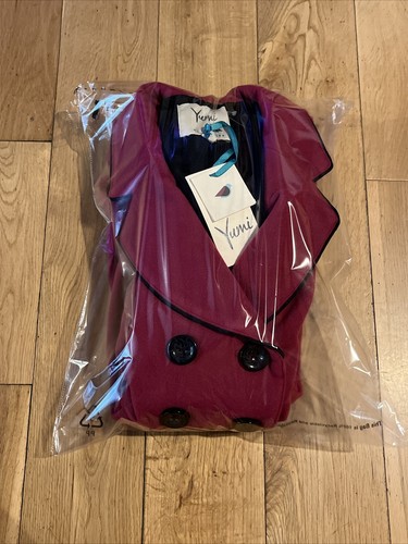 Yumi.NEW/TAGS.Fuchsia/ Black Trim Smart Pretty Coat.UK 10. Party, Evenings - Picture 24 of 24