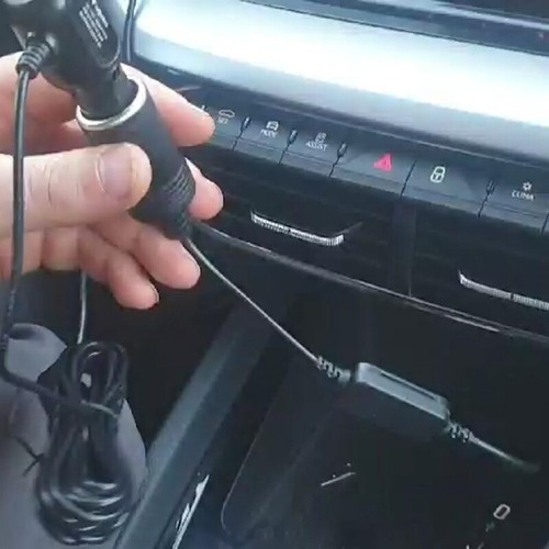 USB Male to 12V Car CigaretteLighter Socket Female Step Up Cable for GPS E-Dog - Zdjęcie 4 z 14