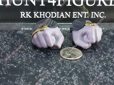 Hot Toys MMS564 Battle Damaged Thanos 1/6 action figure's 2 fisted hands only 