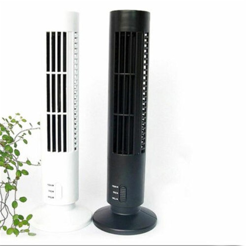 Mini USB Tower Fan No Leaf Bladeless 