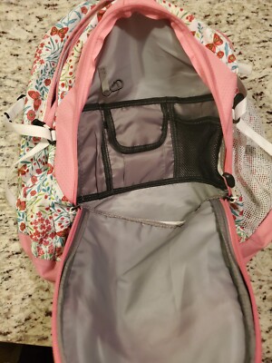 High Sierra Fatboy Laptop Backpack Flamingo/Pink butterfly  display picture 2