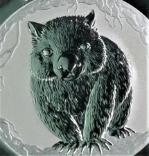 2021 p Australia Wombat 1 oz .9999 silver coin in Capsule Perth Mint