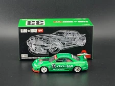 Kaido House x Mini GT Nissan GT-R (R33) Imai Racing V1 – Green #150 1/64