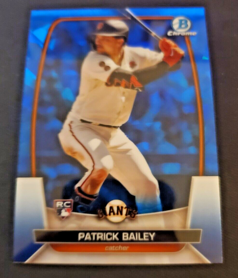 Patrick Bailey 2023 Bowman Chrome Sapphire Edition Rookie Card #60