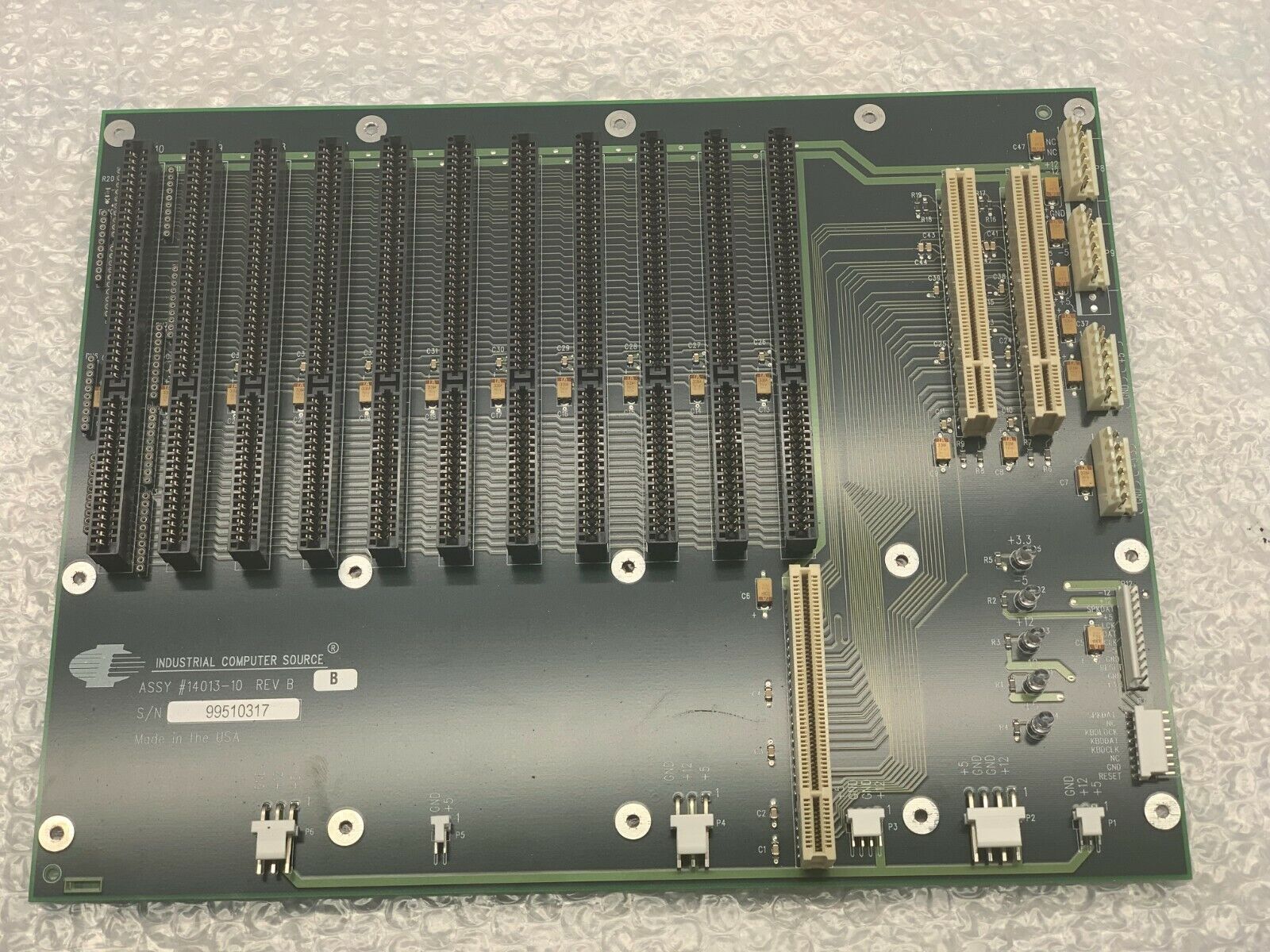 ICS 14013-10 80%OFF Industrial Computer Backplane 10x PCI-ISA AT PSU 【別倉庫からの配送】 1x