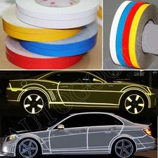0.6-inch Reflective Body Stripe Sticker DIY Tape Self-Adhesive 150 feet / Roll
