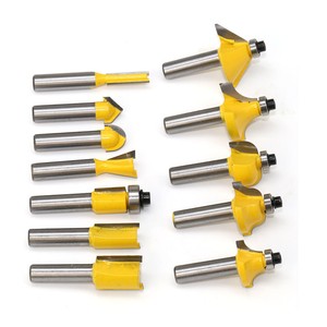 12pcs Router Bit Set Wood Cutter Carbide 8mm Shank 
