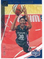 2019 Panini Donruss WNBA LATOYA SANDERS #48 PRESS PROOF #80/199 MYSTICS