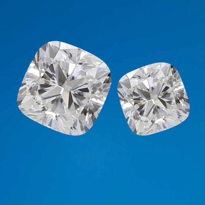 Cushion Cut 2 mm 3 mm 4 mm 5 mm 6 mm Lab Grown Diamond, CVD, Loose Diamond for E - Image 3 of 4