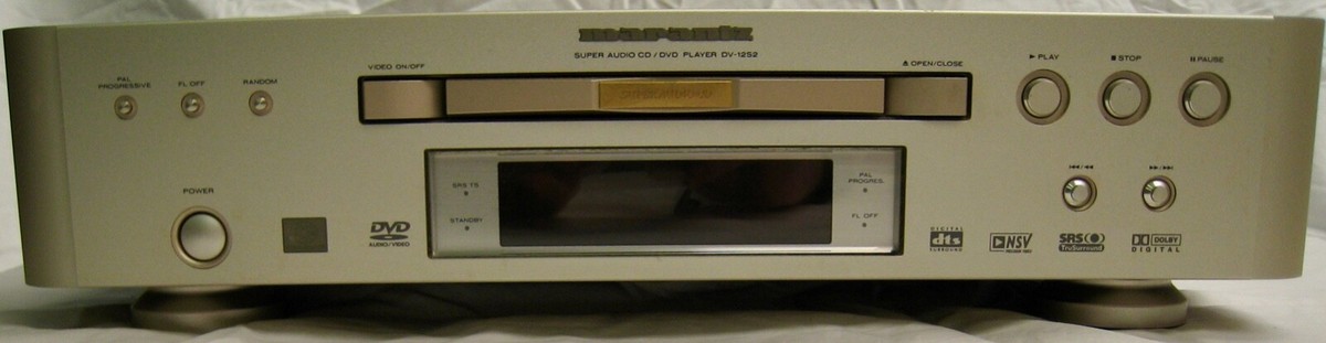 Marantz Super Audio CD/DVD Player. Made in Japan. Champaign Gold