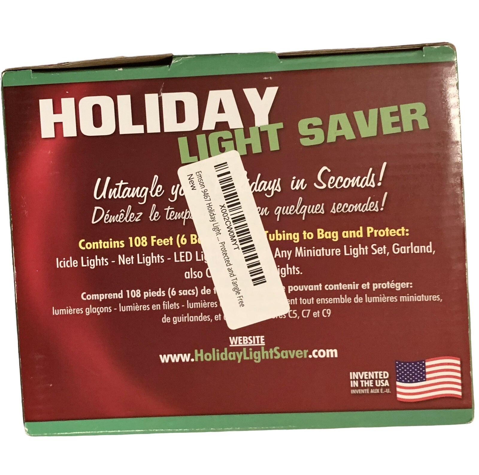 Holiday Light Saver As Seen On TV New In Box No More Tangled Holiday