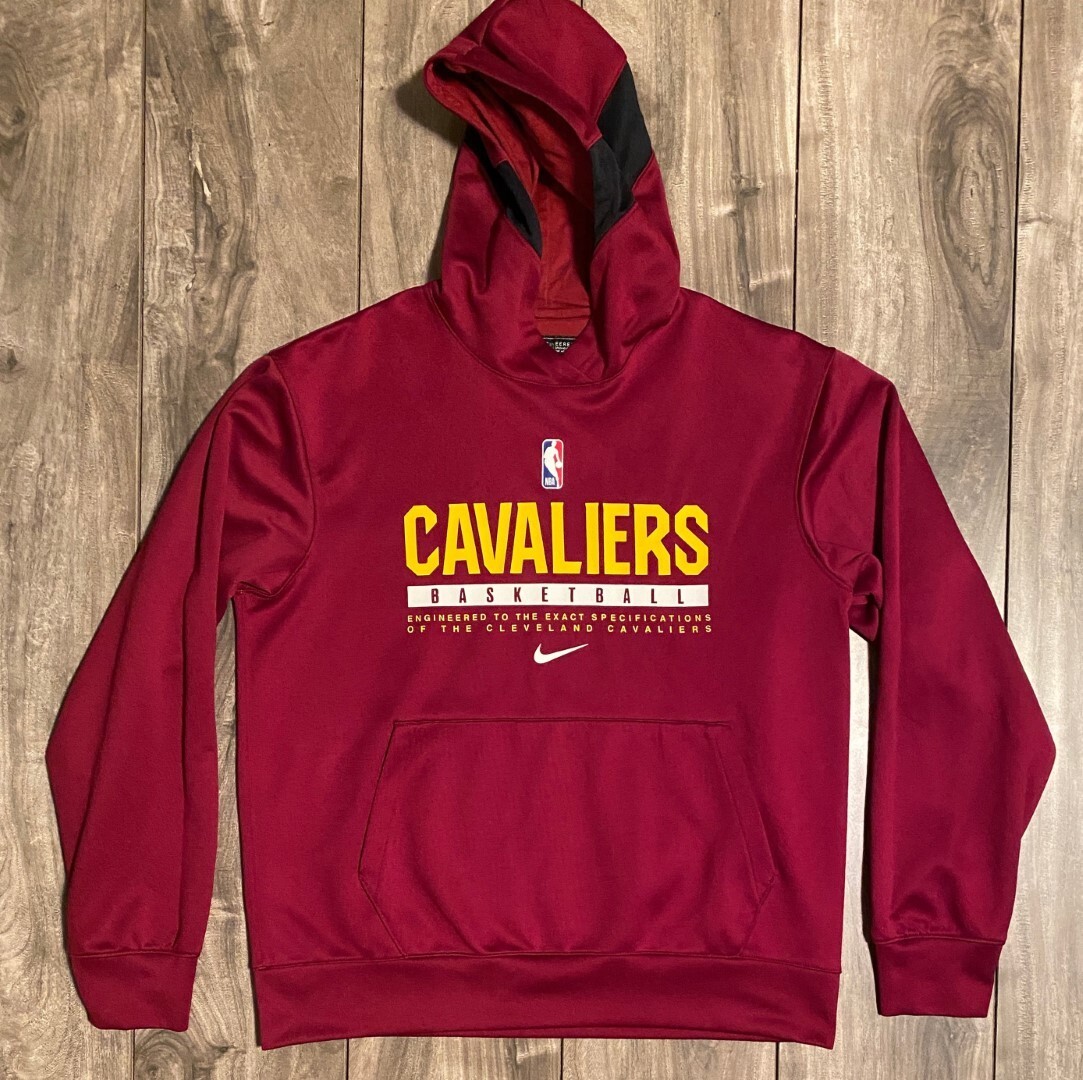 Nike Cleveland Cavaliers Cavs NBA Team Issued Warm Up Practice Hoodie Men  Medium