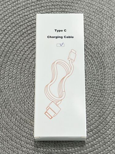 2 X White 9FT Type C USB Charging Cable with Box - Set of 2 Cables