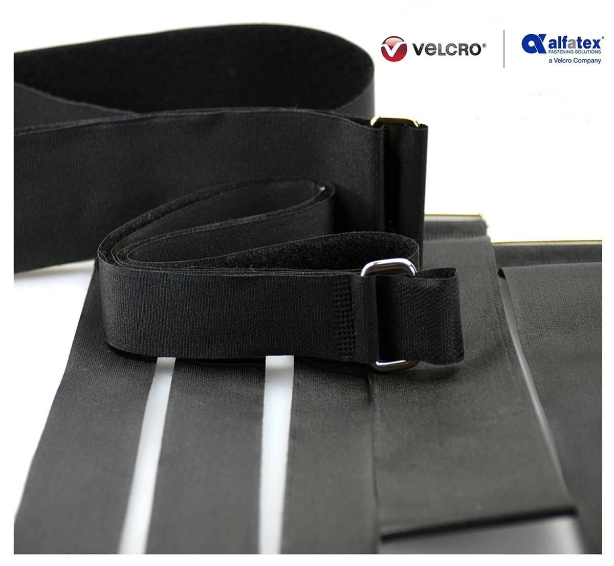 Heavy Duty VELCRO® Brand Straps with Buckle