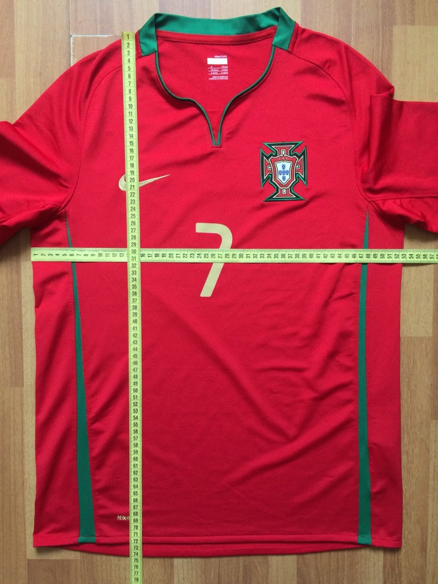 PORTUGAL 2008 2009 NIKE HOME FOOTBALL SOCCER SHIRT JERSEY