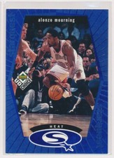 1998 UD Choice #SQ14 Alonzo Mourning StarQuest Blue Miami Heat
