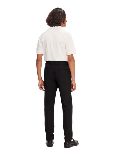 Selected Homme Pantalón Chino Hombre Slhslim-Robert De Flex 175 - Slim Fit Negro - Imagen 3 de 5