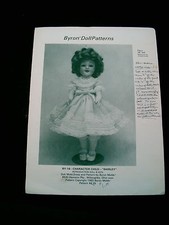 BYRON DOLL PATTERNS "SHIRLEY" FITS 16" DOLL BY-16 REPRODUCTION DOLL B-427A