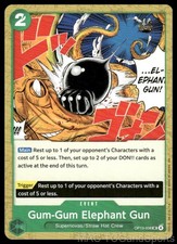 Gum-Gum Elephant Gun OP13-038 Carrying On His Will One Piece TCG NM