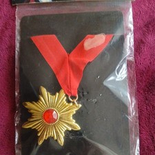 dracula gothic award winner 70s Medallion  Halloween Pendant Woodstock Stag prop