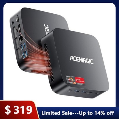 ACEMAGIC K1 Mini PC AMD Ryzen R2544 (4C/8T, 3.7GHz) Win 11 Pro 16GB 512GB SSD