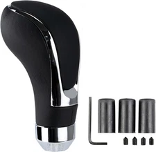 XUKEY Gear Shifter Knob Universal Leather Automatic Auto Car Gear Stick Shift Kn
