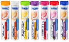 Mivolis Vitamines Minéraux 20 Comprimés Effervescents Énergie Complément