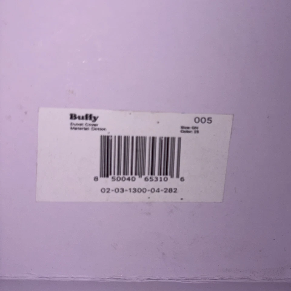 Buffy Lyocell Duvet Cover QUEEN Color: Blue (Never unfolded ) - Image 4 of 4