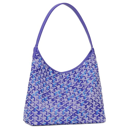 GOYARD Shoulder Bags Calfskin Blue Purple Women 16.9 x 5.5 x 10.6 in