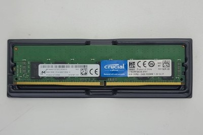 Micron 8GB 1Rx8 PC4-2400T DDR4 2400MHz REG RDIMM ECC MTA9ASF1G72PZ