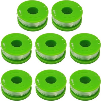 8Pack - RS90121 Trimmer Replacement Spool Line Compatible with Earthwise Trimmer
