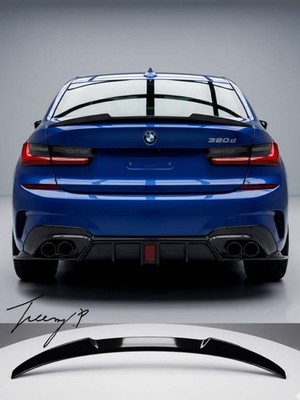 BMW 3 Series G20 (2018+) Gloss Black V Style M Performance Rear Boot Spoiler