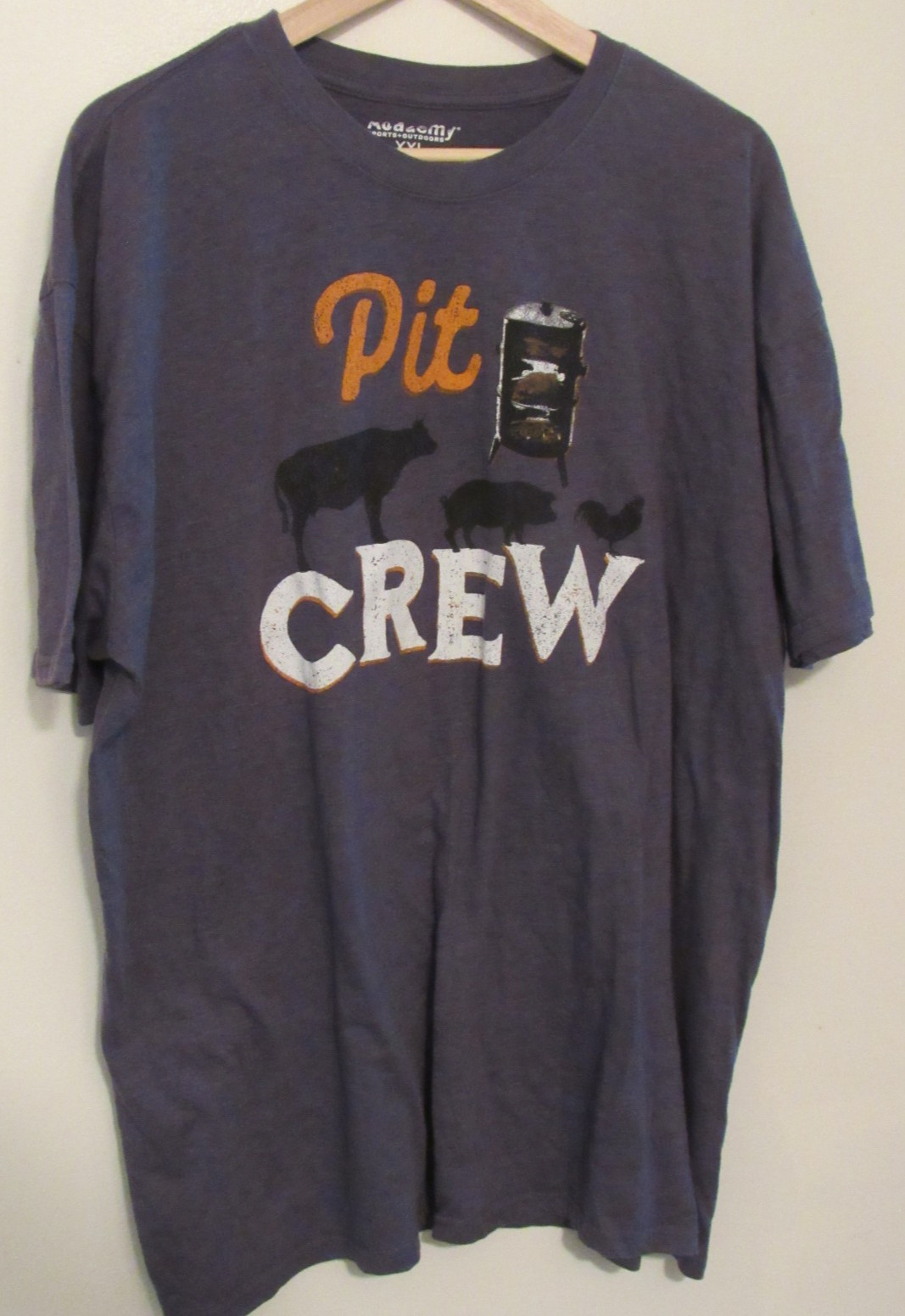Pit Crew BBQ Grilling T-Shirt Mens XXL Dark Gray Academy Sports And Outdoors