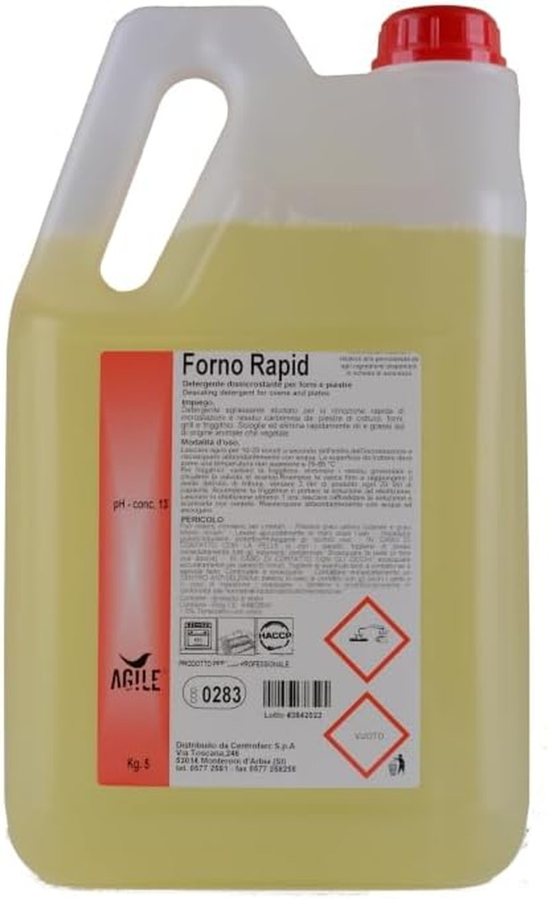 Forno Rapid Disincrostante 4 Taniche - Lo Sgrassatore che Salva il Servizio
