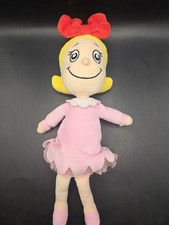 Dr.Seuss - Cindy Lou Who 11" Plush Doll Just Play Grinch Christmas 2016