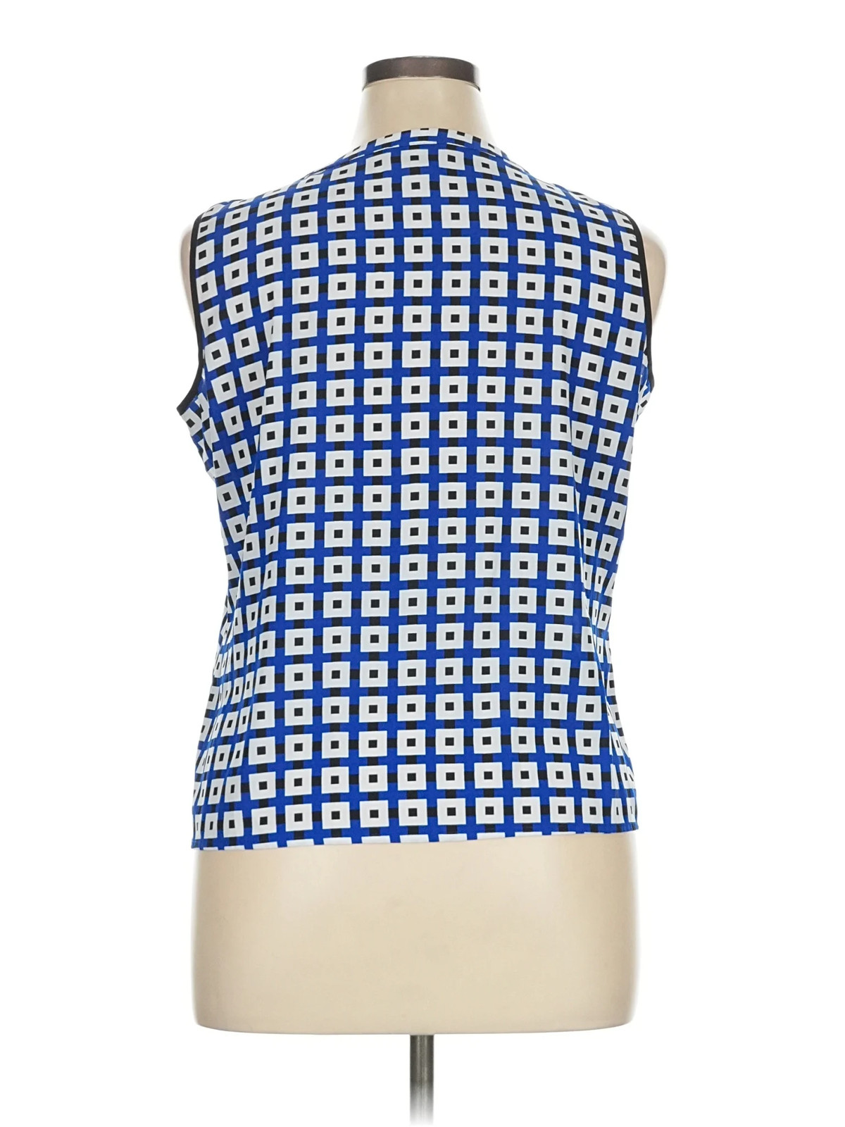 Calvin Klein Women Blue Sleeveless Blouse XL thumbnail 2