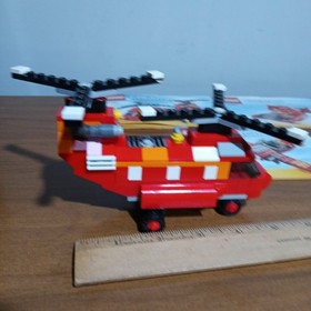 LEGO CREATOR: Red Rotors Helicopter Airplane Motor Boat 3 In 1 (31003)