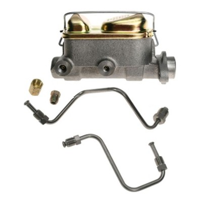 Dual Bowl Master Cylinder Conversion Kit Non-Power Disc Brakes Mustang 65-66 ...