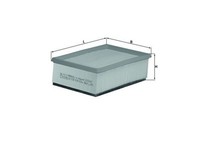 Luftfilter Mahle Lx 1033 Filtereinsatz FüR Peugeot CitroËN Sw 3E 307 3A 3H C4 Cc