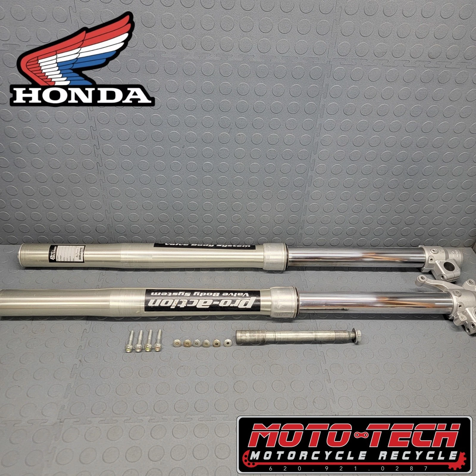 🔥2001 HONDA CR125R OEM KYB FRONT FORKS - SUSPENSION DAMPER SPRINGS 97-03 317 🔥