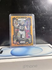  Panini Prizm ORANGE DISCO PRIZM Jake Ferguson Dallas Cowboys #75 SP