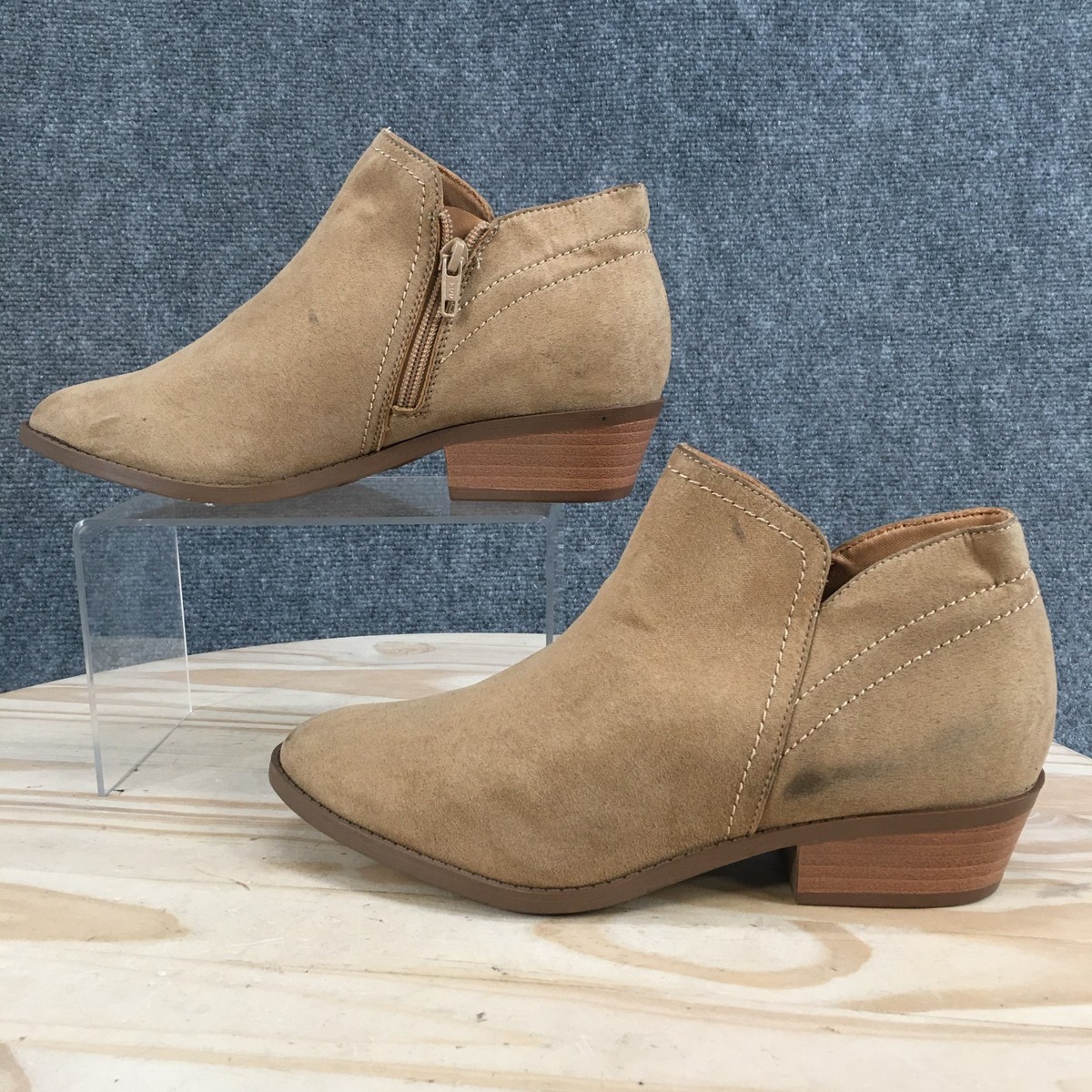 chinese dress ladies MIA Faux Leather Tall Boots for Women in Tan main image 1